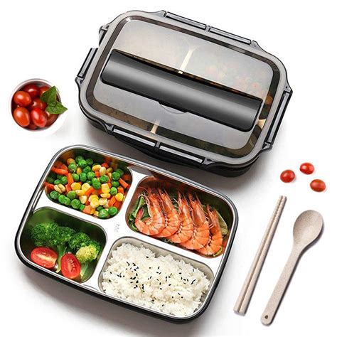 stainless steel leak proof bento box|bento box take out containers.